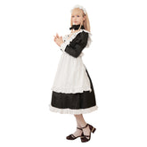 Originell Dienstmädchen Kleid Cosplay Maid Kostüm Halloween Karneval Kleid